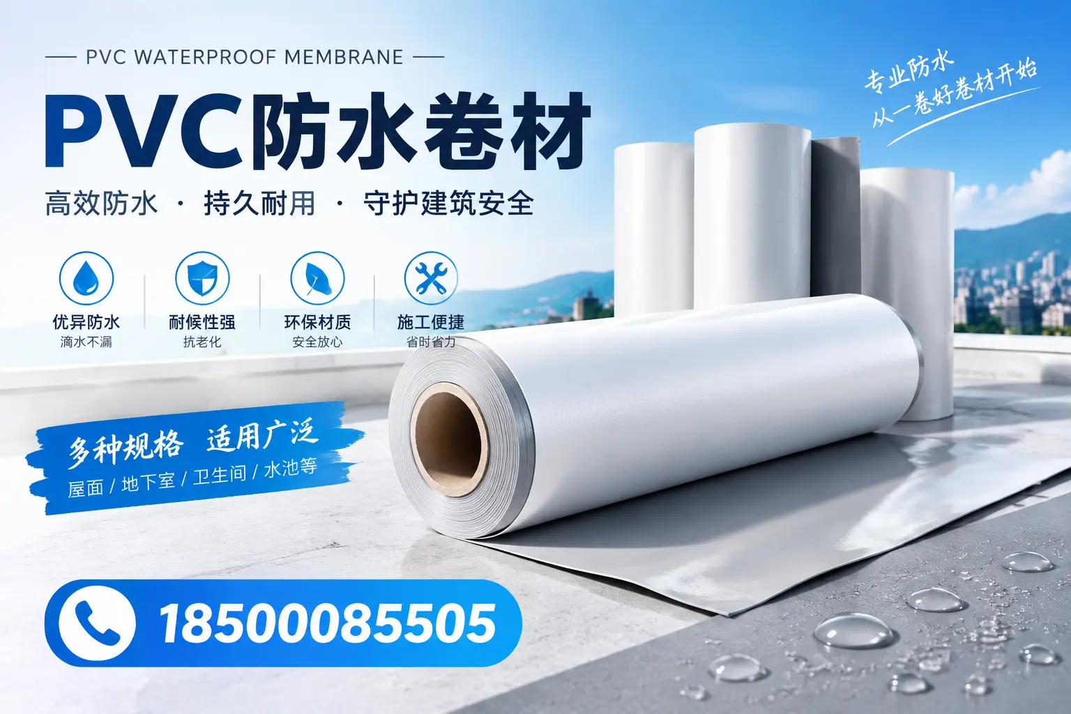 如何选择适合的PVC防水卷材？专家为您解答常德的需求